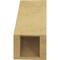 Ekena Millwork 5-inch W x 10-inch D x 10-inch H Del Monte Rough Cedar Woodgrain TimberThane Knee Brace, Primed BRCUR05X10X10DELRCPR - alternate 6
